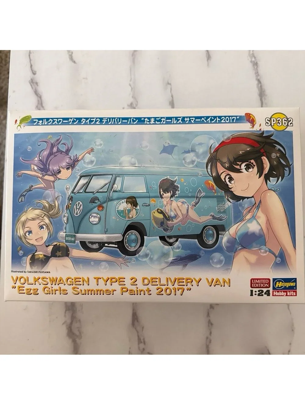 Hasegawa 1/24 Volkswagen Type 2 Delivery Van Egg Girls Model Kit 2017